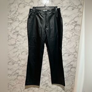 Kathy Ireland Faux Leather Pants Women’s Sz 12